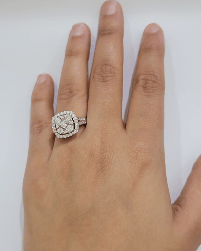 Real 10kt Gold 1CT Diamond Ring Women Band Natural Genuine Band Wedding 10k SALE - Reva Jeweler