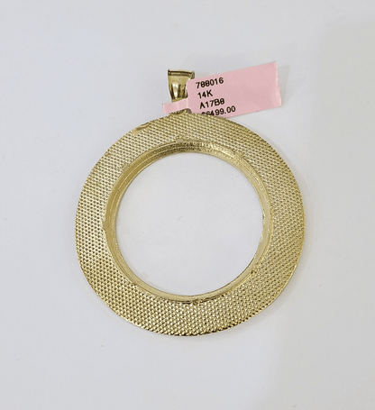 Real 14k Bezel Ring Centenario Coin Yellow Gold Mexico Mexican Coin - Reva Jeweler