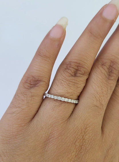 Real 14k Diamond Ladies Ring Yellow Gold Bridal Women Engagement Wedding SET - GoldenlinQ