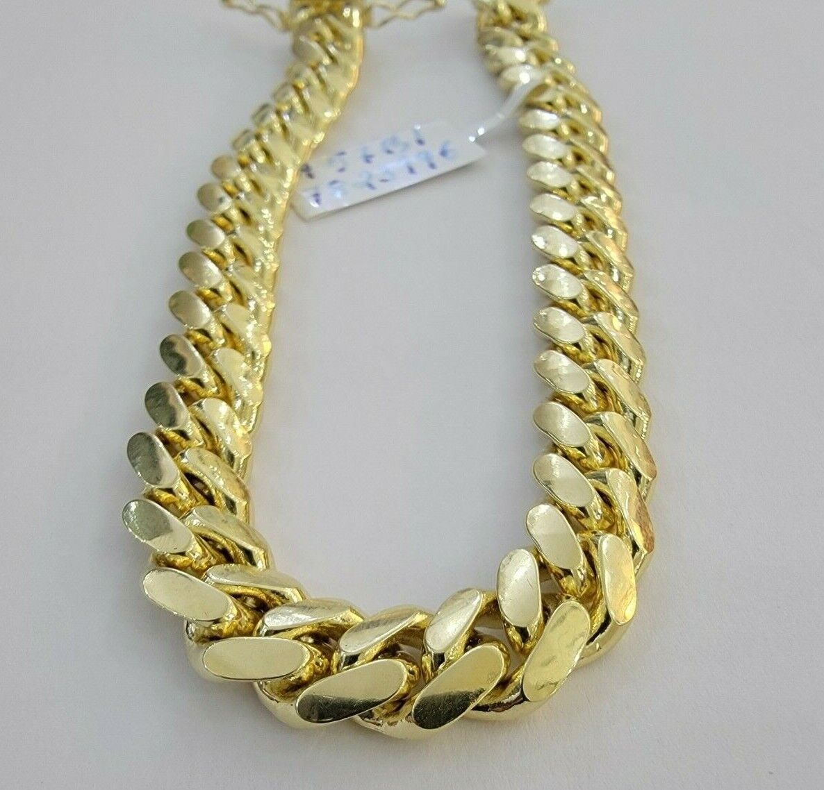 REAL 14k Gold Bracelet Miami Cuban Link SOLID 14kt Yellow Gold 8.5mm 8" Men's - Reva Jeweler