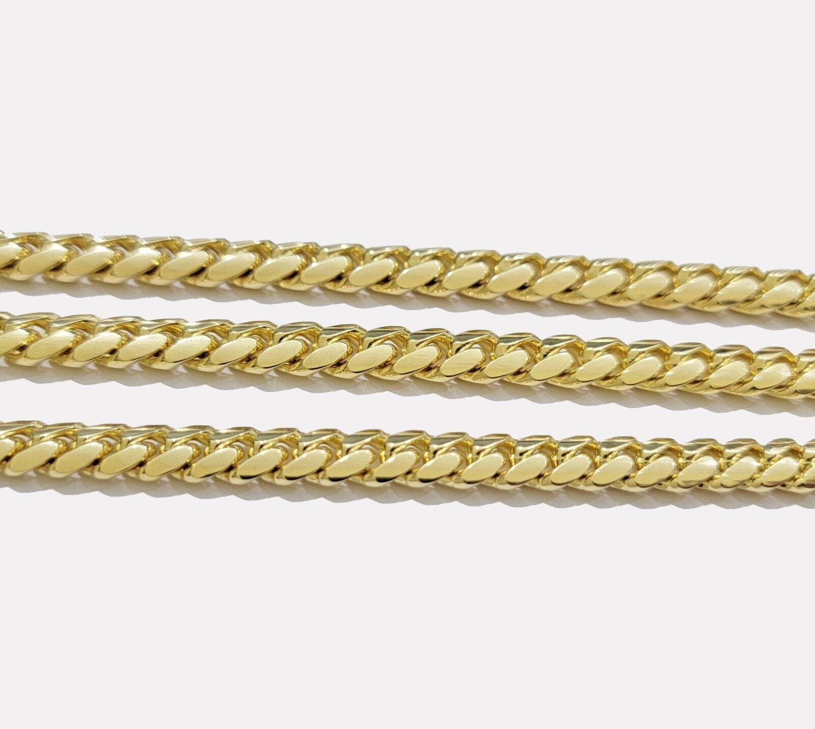 Real 14k Gold Bracelet Solid Miami Cuban Link 8mm 9mm 10mm 7.5" 8" 8.5 8.9" Inch - Reva Jeweler