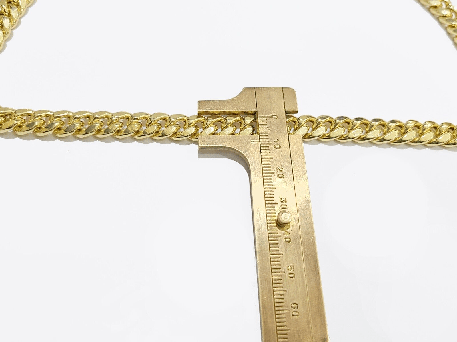 REAL 14k Gold Miami Cuban Link 26" Mens Necklace 9mm Box Clasp 14 KT Yellow Gold - Reva Jeweler
