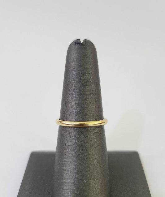 Real 14k Ring Wedding Band Yellow Gold Women Casual 14kt - GoldenlinQ