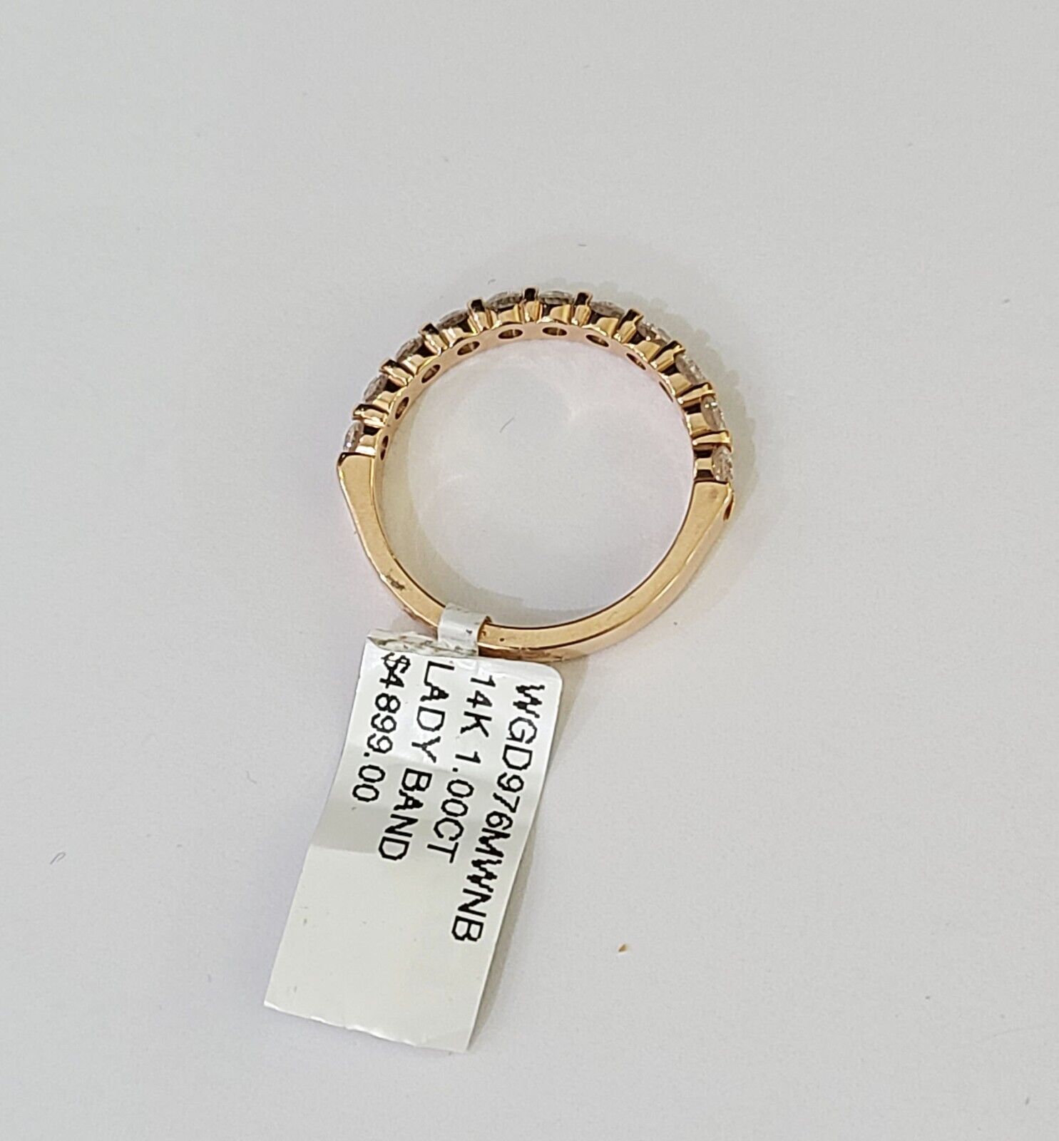 REAL 14k Rose Gold Diamond Ladies Ring Women Engagement Wedding - Reva Jeweler