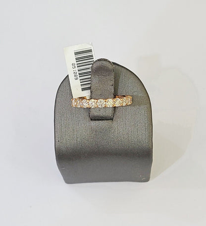 REAL 14k Rose Gold Diamond Ladies Ring Women Engagement Wedding - Reva Jeweler