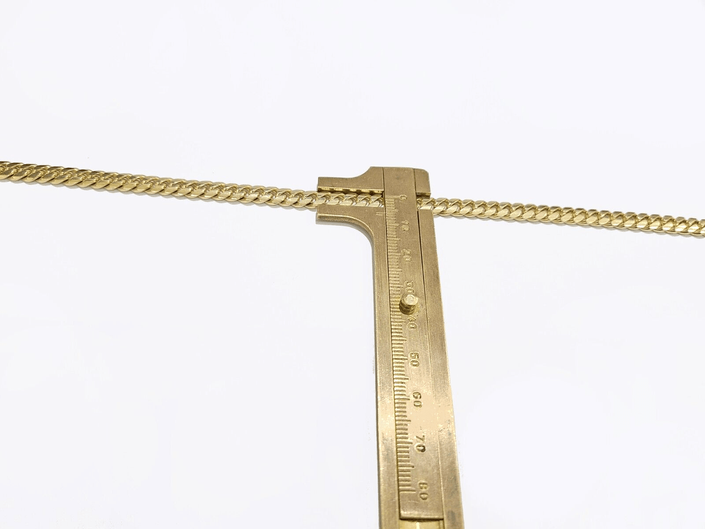 Real 14k Solid Yellow Gold Necklace Miami Cuban Chain 6mm 24" inch Unisex Chain - Reva Jeweler