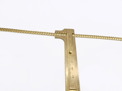 Real 14k Solid Yellow Gold Necklace Miami Cuban Chain 6mm 24" inch Unisex Chain - Reva Jeweler