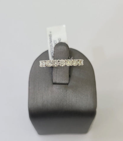 REAL 14k White Gold Diamond Ring Ladies Wedding Engagement Genuine - Reva Jeweler