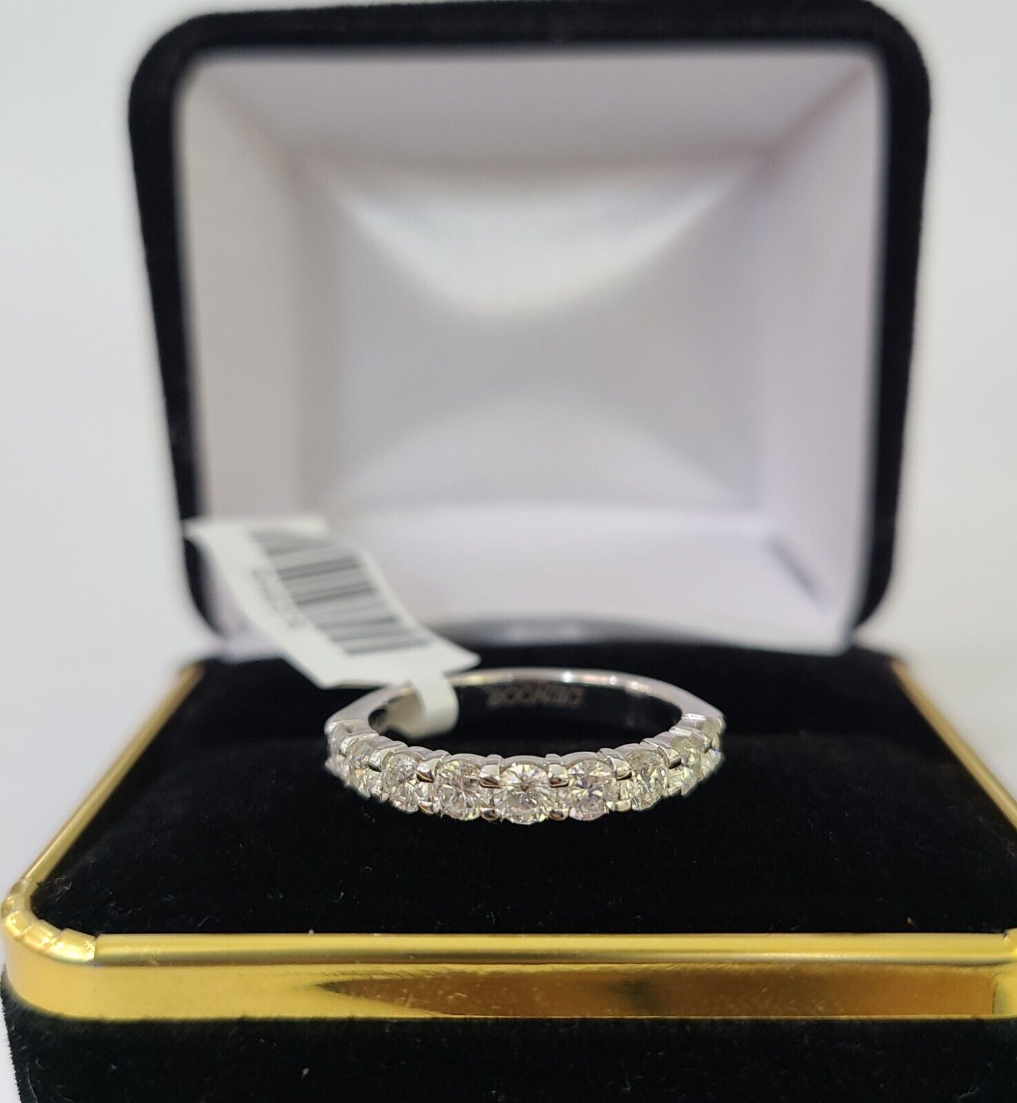 REAL 14k White Gold Diamond Ring Ladies Wedding Engagement Genuine - Reva Jeweler
