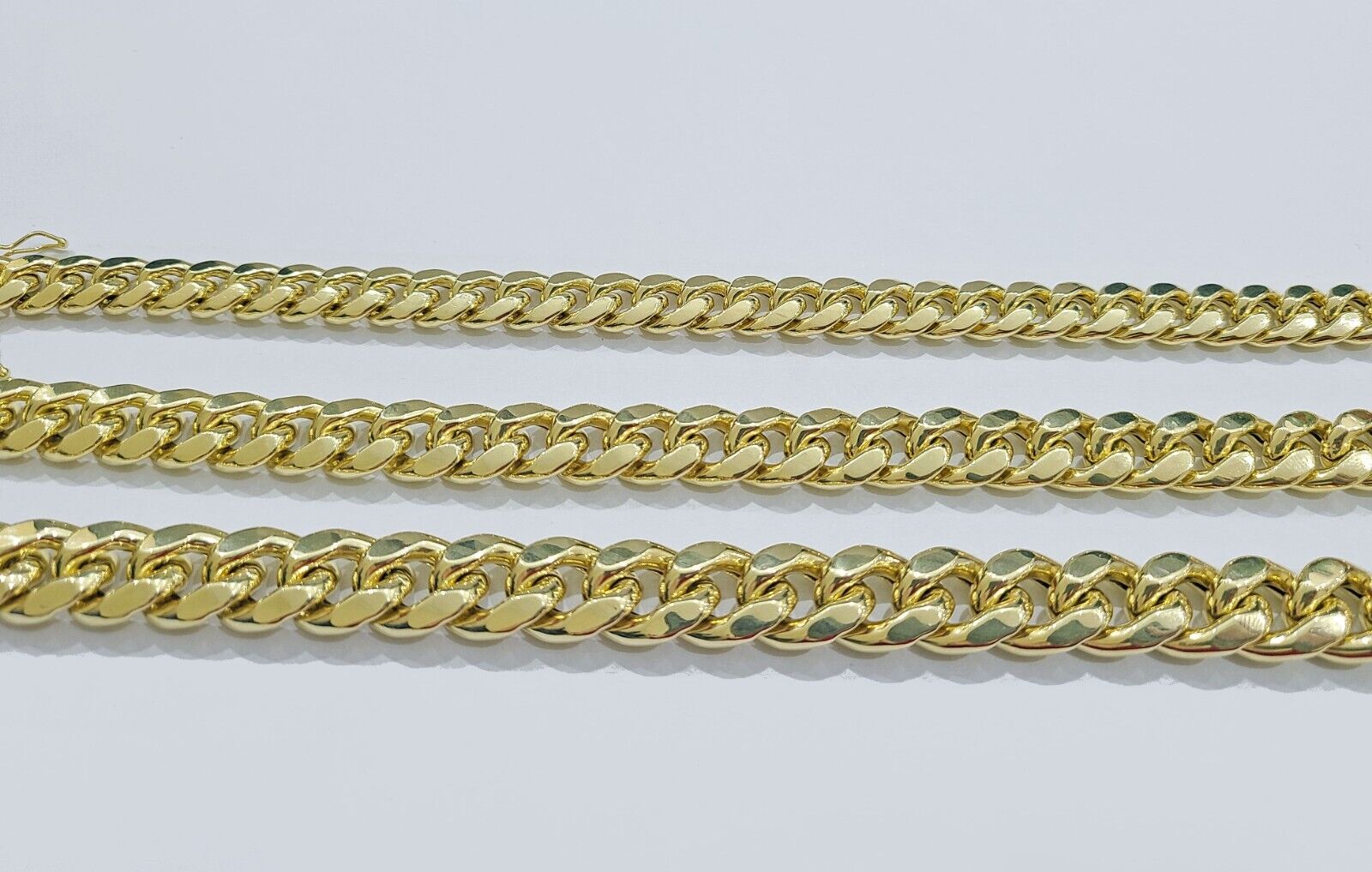Real 14k Yellow Gold 9mm Miami Cuban Link Bracelet 8.5 ''inch 14kt Unisex - Reva Jeweler