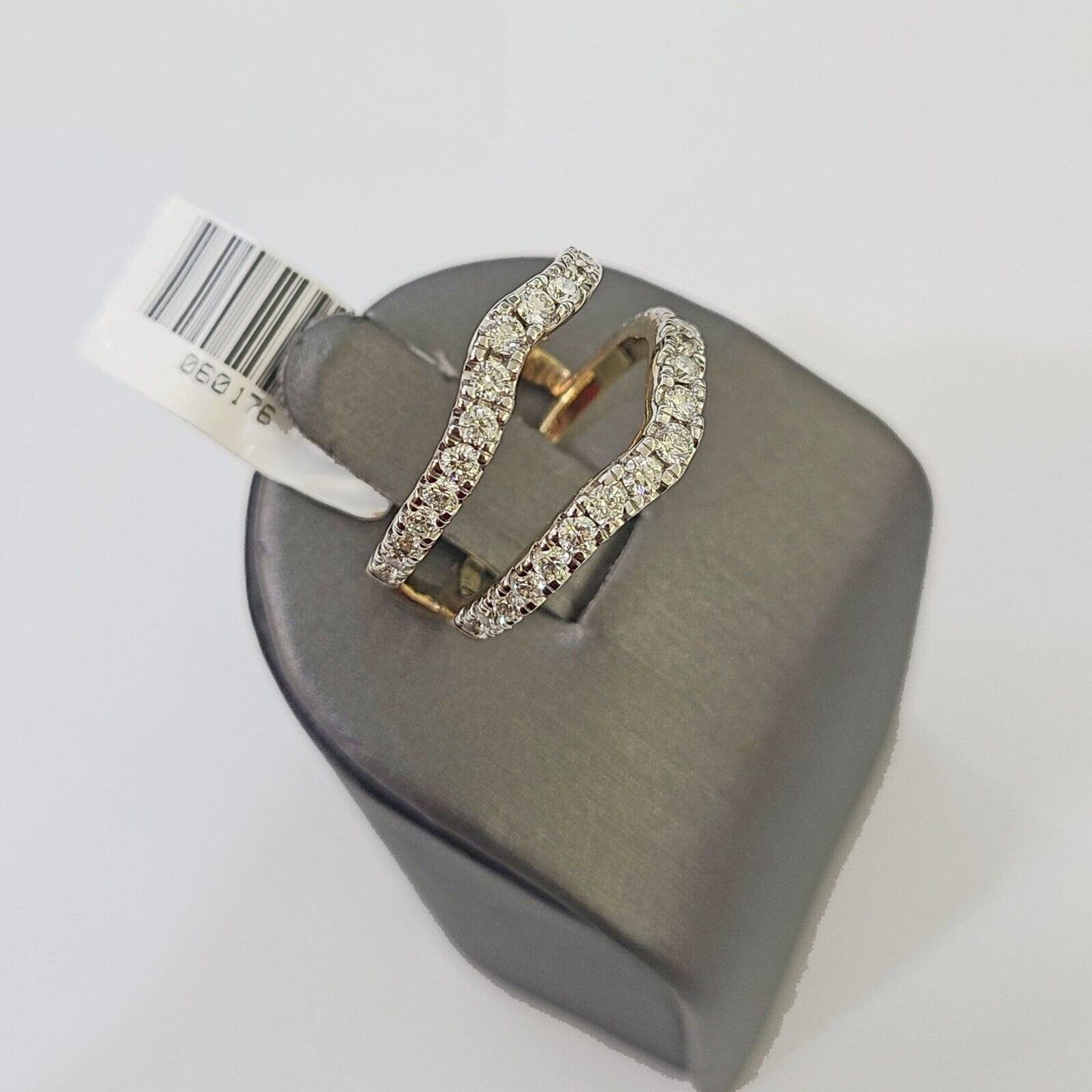 Real 14k Yellow Gold Diamond Ladies Ring Enhancer Guard Wrap Engagement Wedding - Reva Jeweler