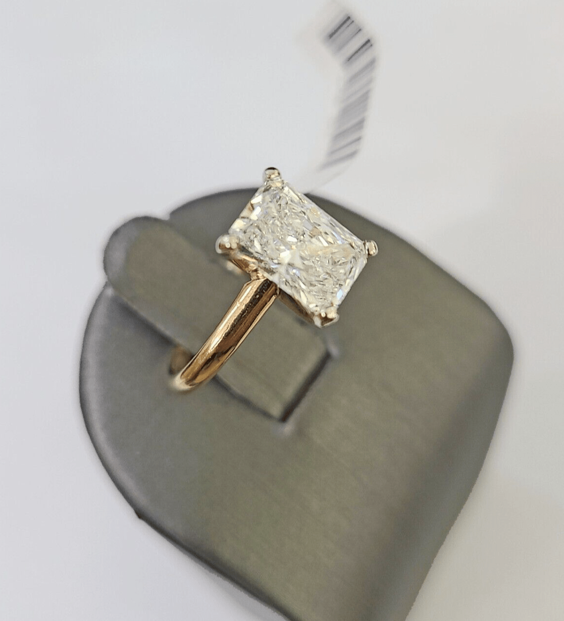 Real 14k Yellow Gold Diamond Ladies Ring Lab Created Women Engagement Wedding - Reva Jeweler