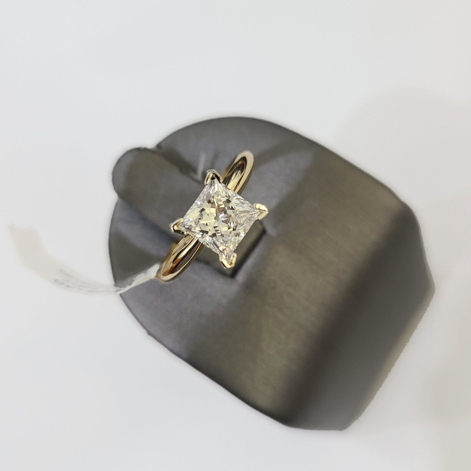 Real 14k Yellow Gold Diamond Ladies Ring Lab Created Women Engagement Wedding - Reva Jeweler