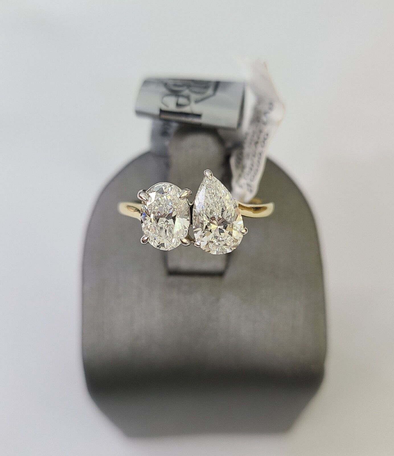 Real 14k Yellow Gold Diamond Ladies Ring Lab Created Women Engagement Wedding - Reva Jeweler
