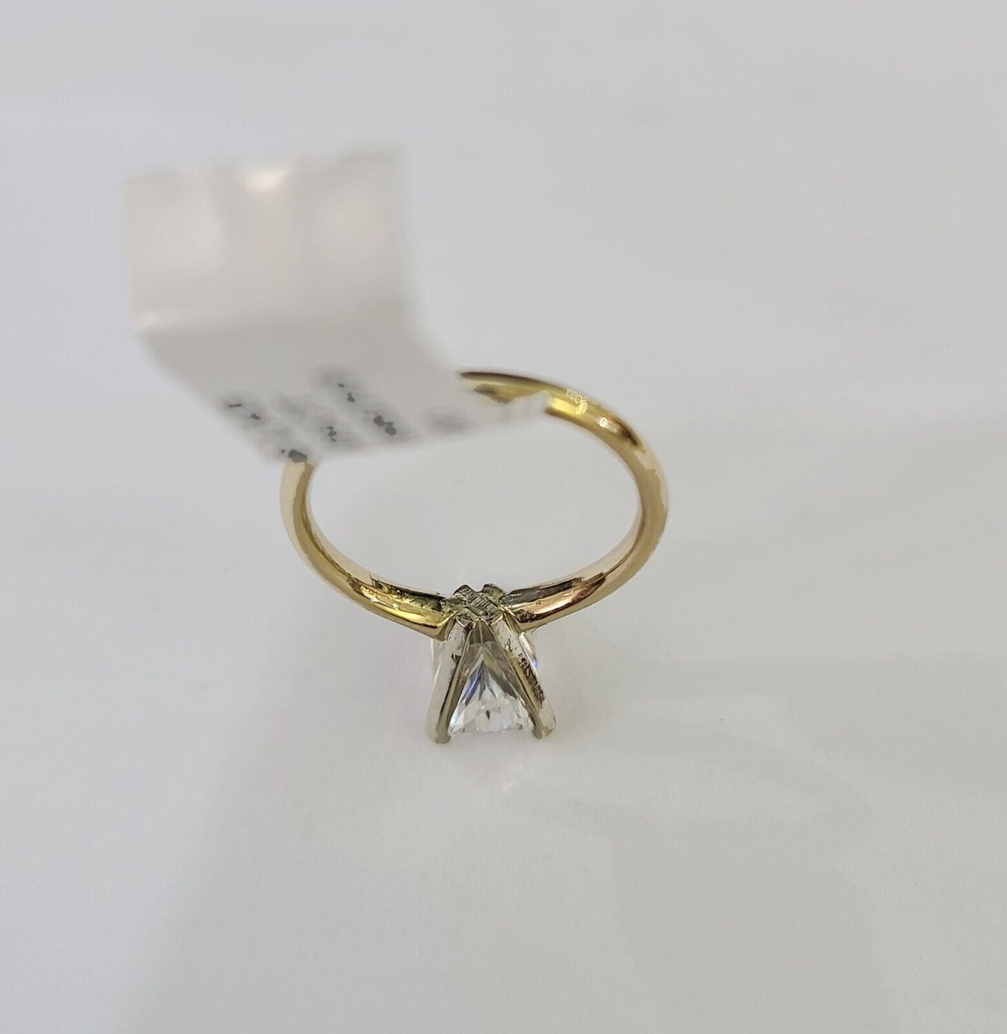 Real 14k Yellow Gold Diamond Ladies Ring Lab Created Women Engagement Wedding - Reva Jeweler