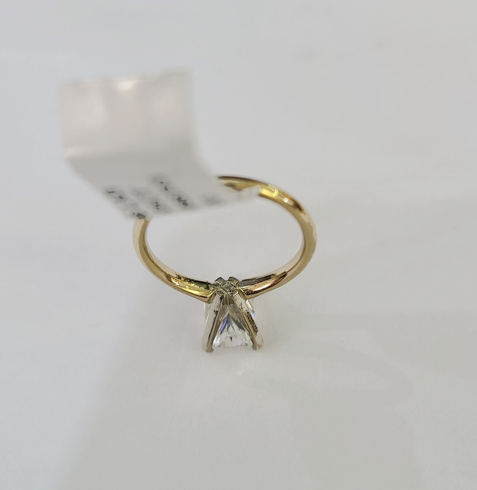 Real 14k Yellow Gold Diamond Ladies Ring Lab Created Women Engagement Wedding - Reva Jeweler