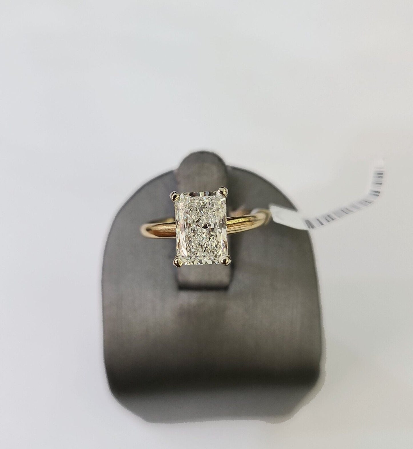 Real 14k Yellow Gold Diamond Ladies Ring Lab Created Women Engagement Wedding - Reva Jeweler