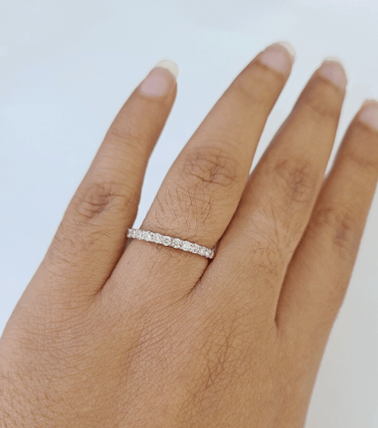 Real 14k Yellow Gold Diamond Ladies Ring SETLab Created Women Engagement Wedding - Reva Jeweler