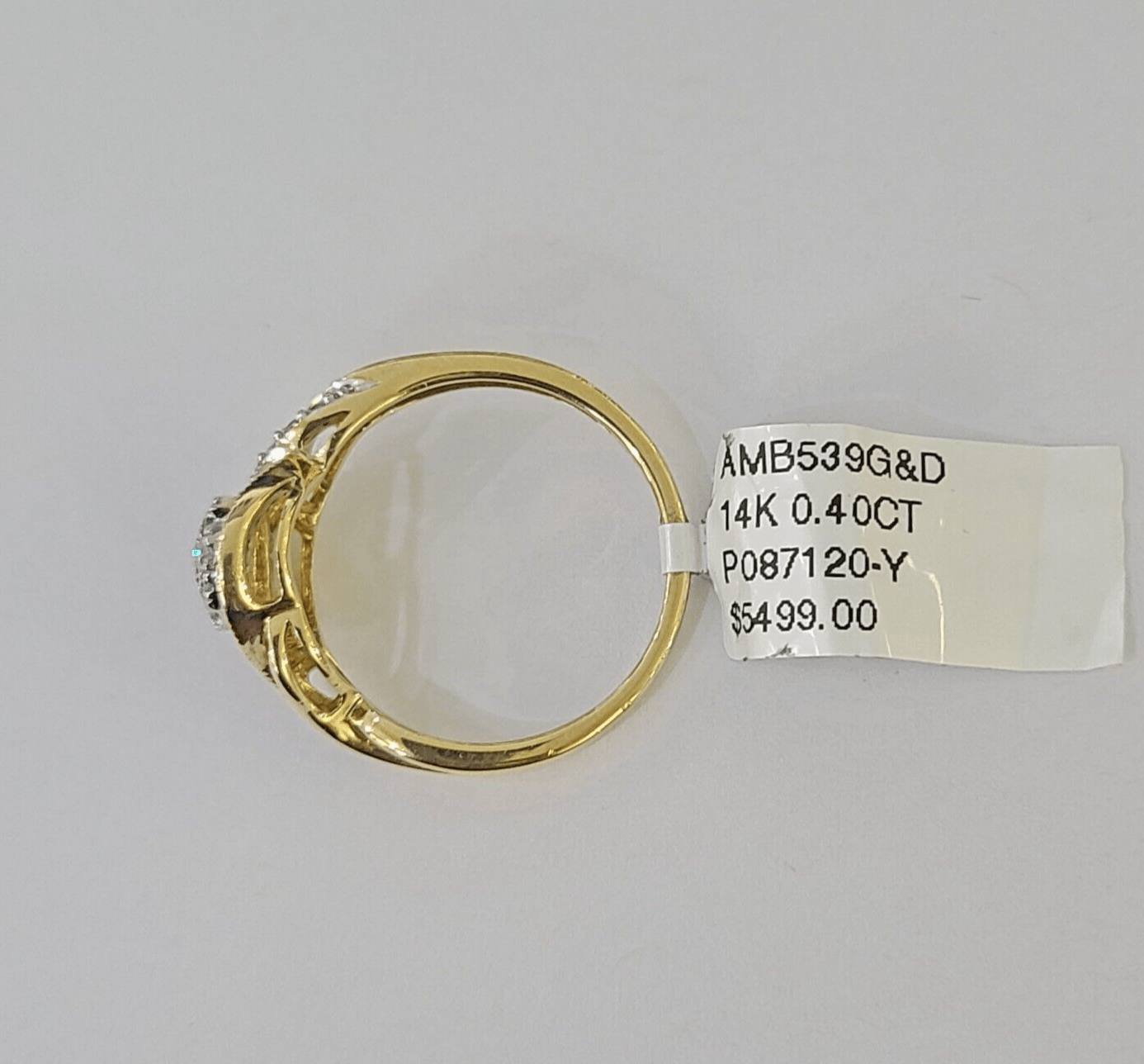 Real 14k Yellow Gold Diamond Ladies Ring Women Engagement Wedding - Reva Jeweler