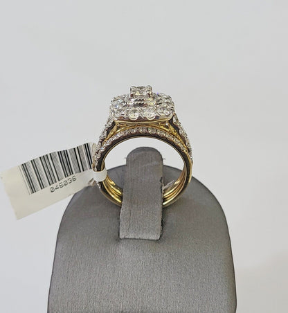 Real 14k Yellow Gold Diamond Ladies Ring Women Engagement Wedding - Reva Jeweler