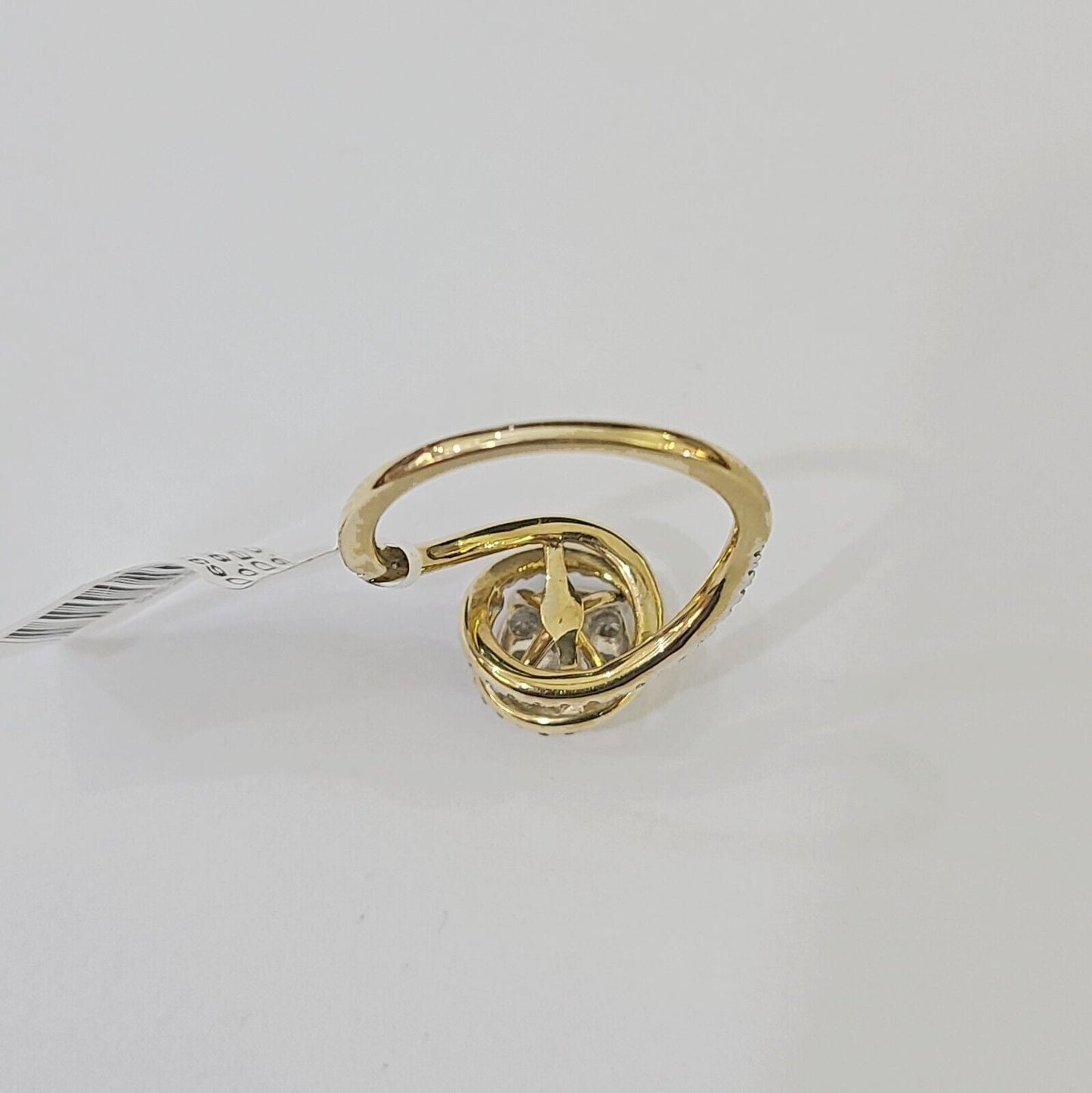 Real 14k Yellow Gold Diamond Ladies Ring Women Engagement Wedding - Reva Jeweler