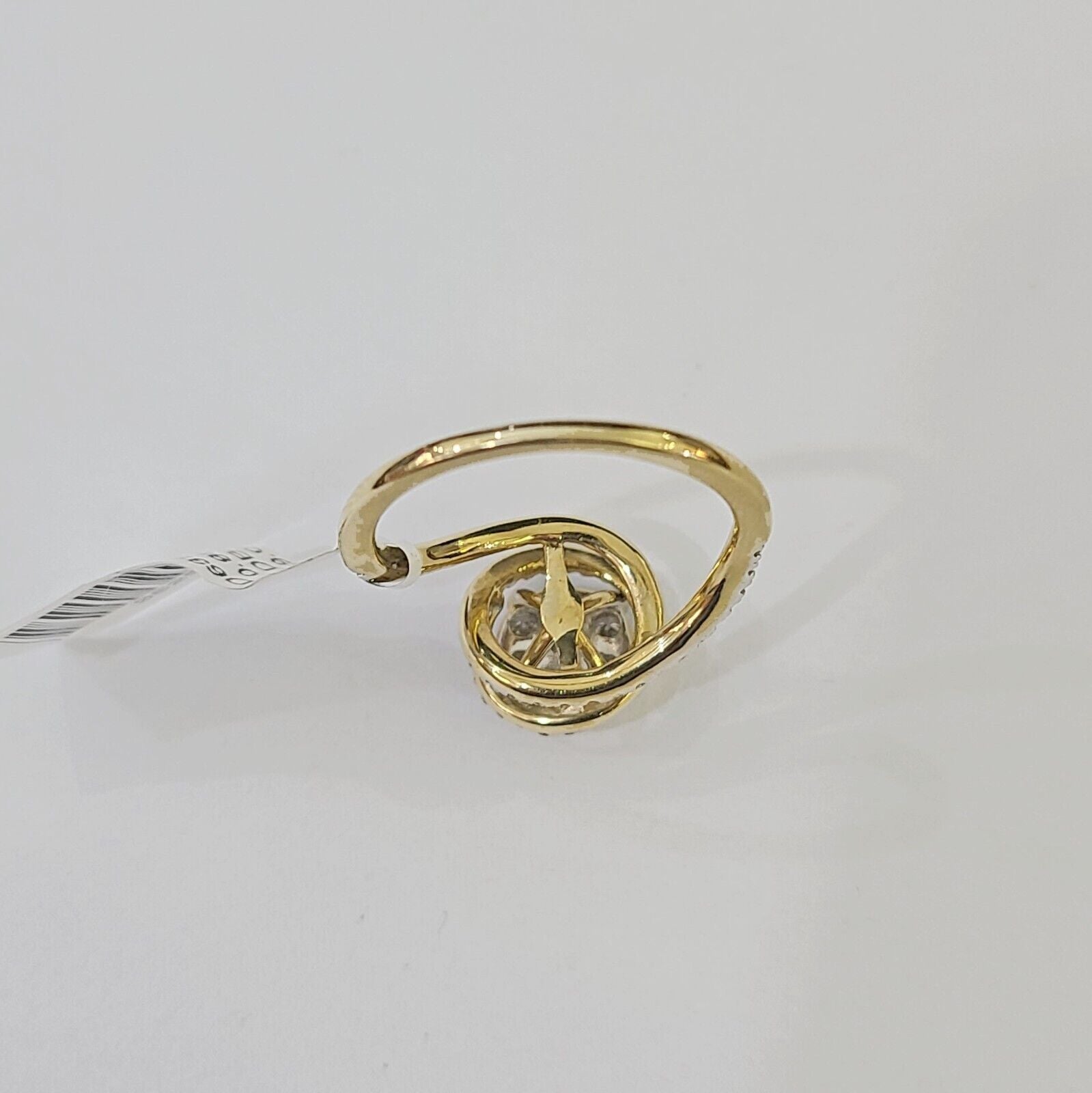 Real 14k Yellow Gold Diamond Ladies Ring Women Engagement Wedding - Reva Jeweler