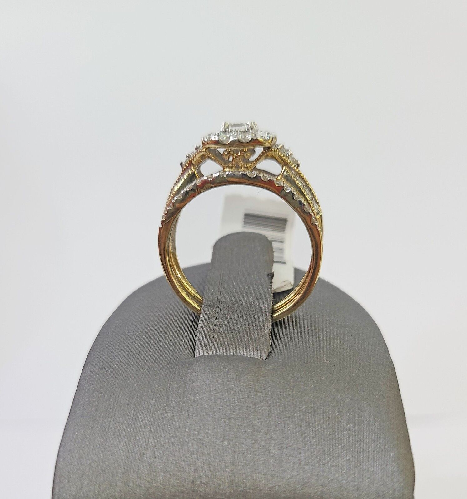 Real 14k Yellow Gold Diamond Ladies Ring Women Engagement Wedding - Reva Jeweler