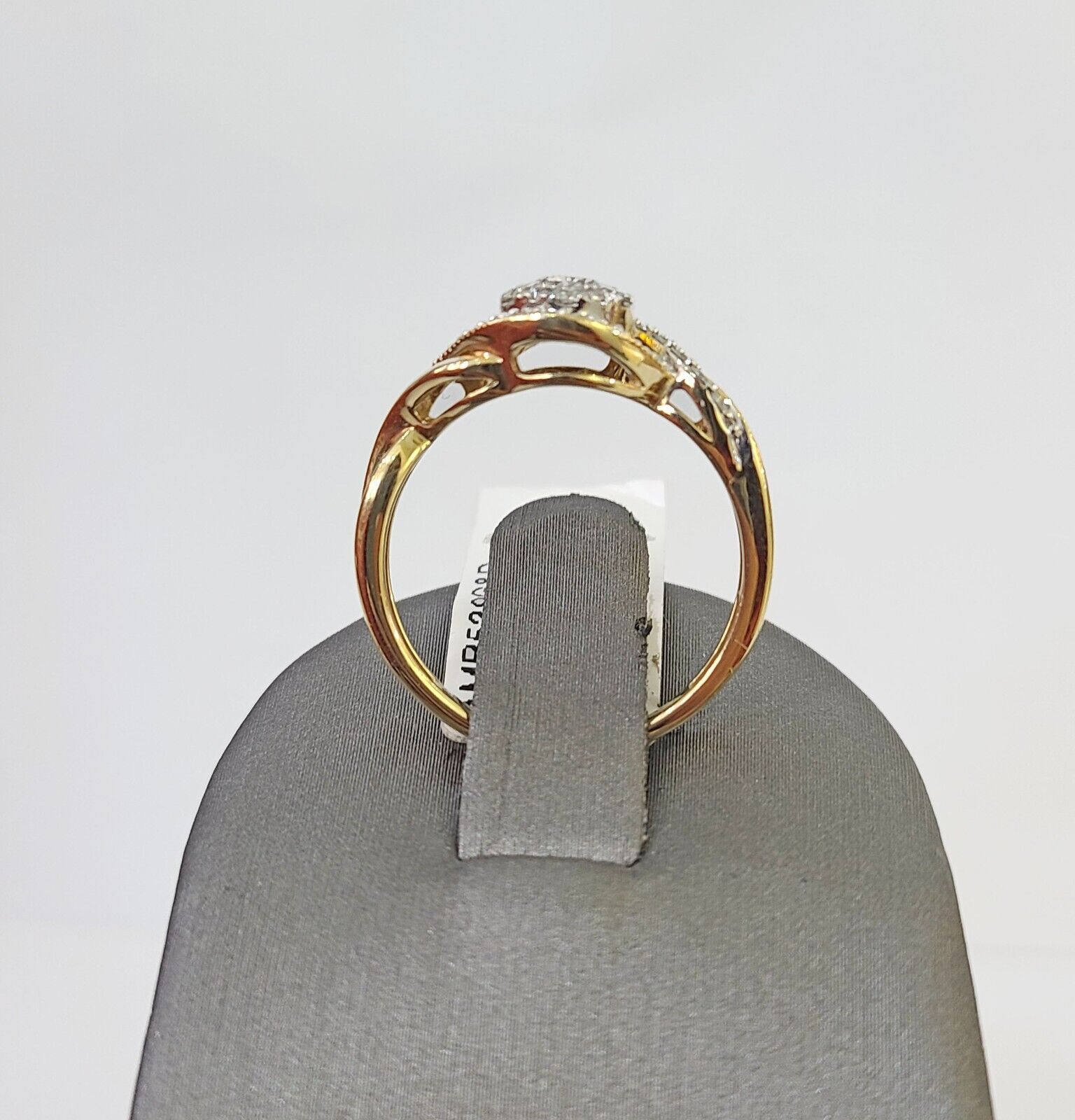 Real 14k Yellow Gold Diamond Ladies Ring Women Engagement Wedding - Reva Jeweler