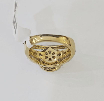 Real 14k Yellow Gold Diamond Ladies Ring Women Engagement Wedding - Reva Jeweler