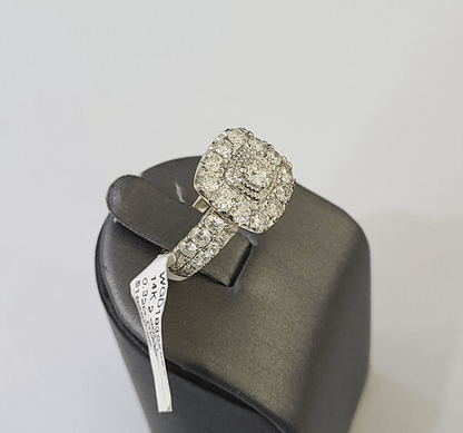 Real 14k Yellow Gold Diamond Ladies Ring Women Engagement Wedding - Reva Jeweler
