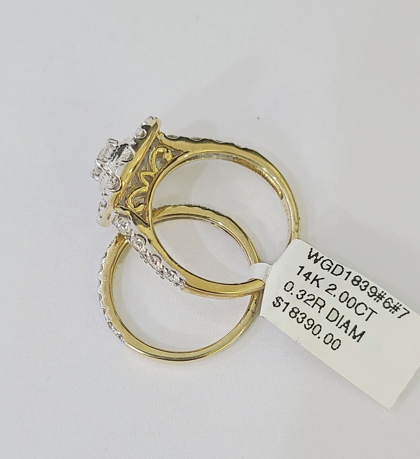 Real 14k Yellow Gold Diamond Ladies Ring Women Engagement Wedding - Reva Jeweler