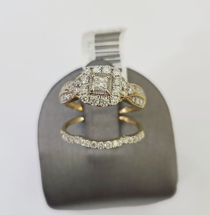 Real 14k Yellow Gold Diamond Ladies Ring Women Engagement Wedding - Reva Jeweler