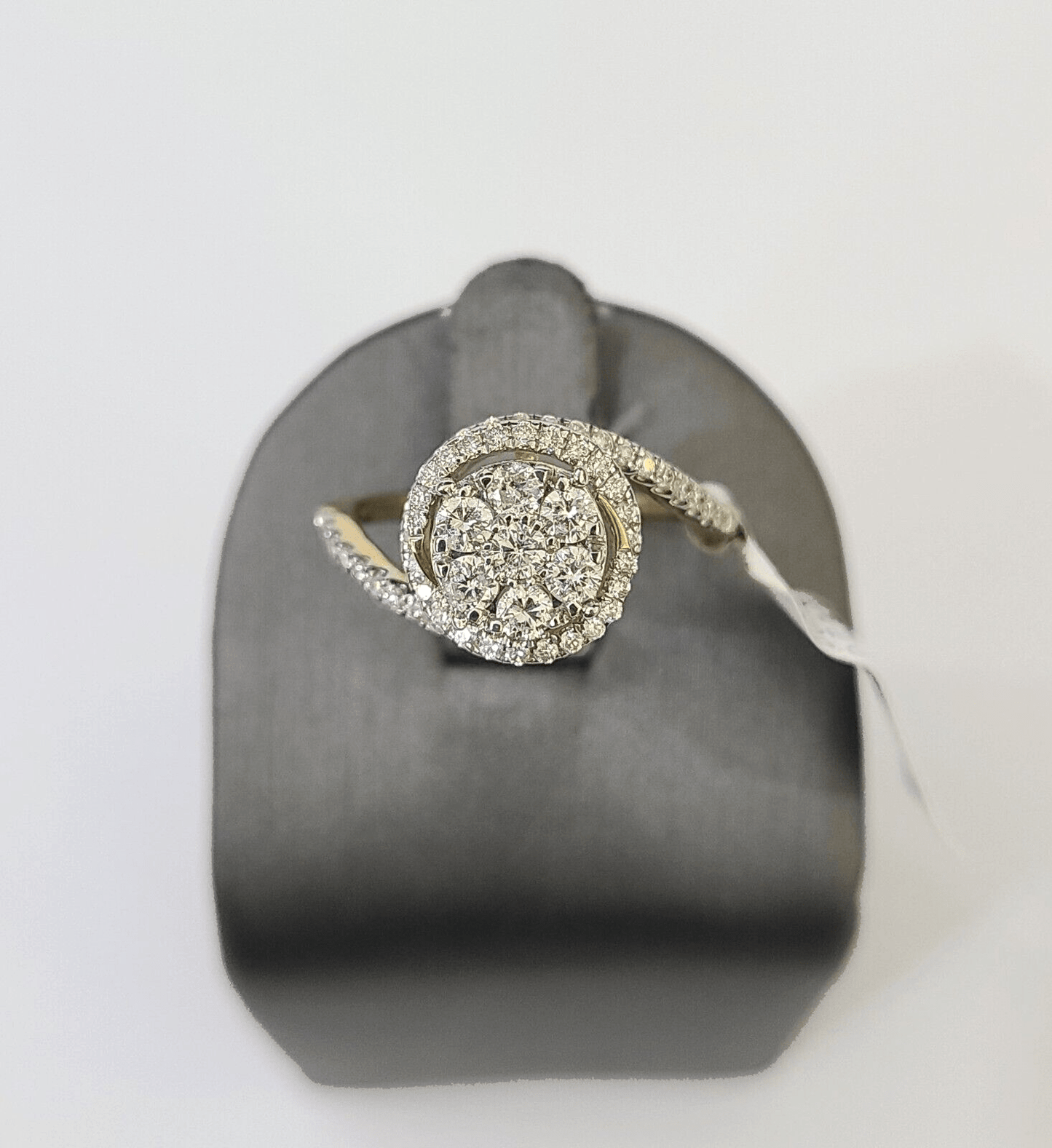 Real 14k Yellow Gold Diamond Ladies Ring Women Engagement Wedding - Reva Jeweler