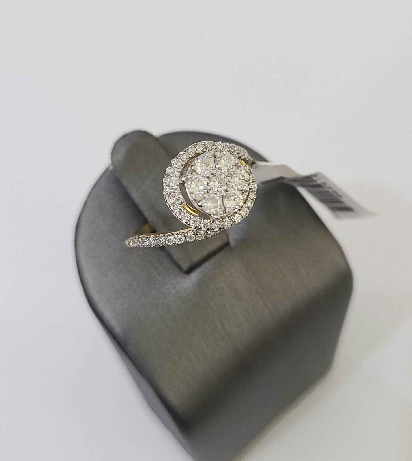 Real 14k Yellow Gold Diamond Ladies Ring Women Engagement Wedding - Reva Jeweler