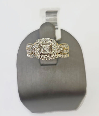 Real 14k Yellow Gold Diamond Ladies Ring Women Engagement Wedding - Reva Jeweler