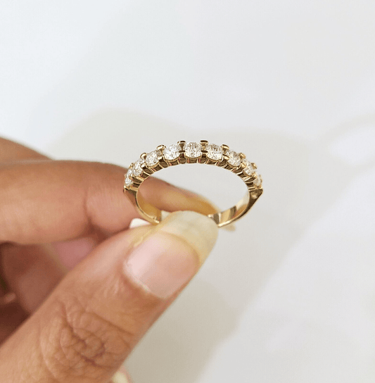 REAL 14k Yellow Gold Diamond Ladies Ring Women Engagement Wedding - Reva Jeweler
