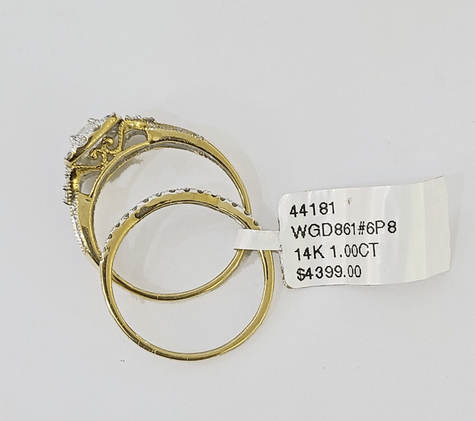 Real 14k Yellow Gold Diamond Ladies Ring Women Engagement Wedding - Reva Jeweler