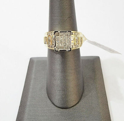 Real 14k Yellow Gold Diamond Ring 1 CT Diamond Ladies Women Band, VALENTINE SALE - Reva Jeweler