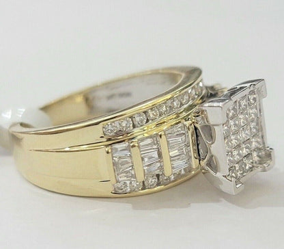 Real 14k Yellow Gold Diamond Ring 1 CT Diamond Ladies Women, Wedding Engagement - Reva Jeweler