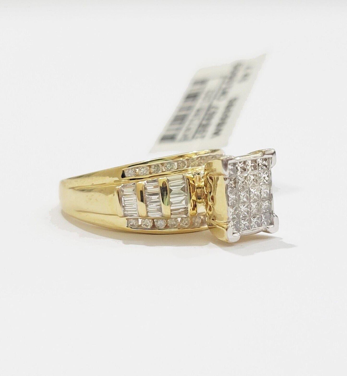 Real 14k Yellow Gold Diamond Ring 1 CT Diamond Ladies Women, Wedding Engagement - Reva Jeweler