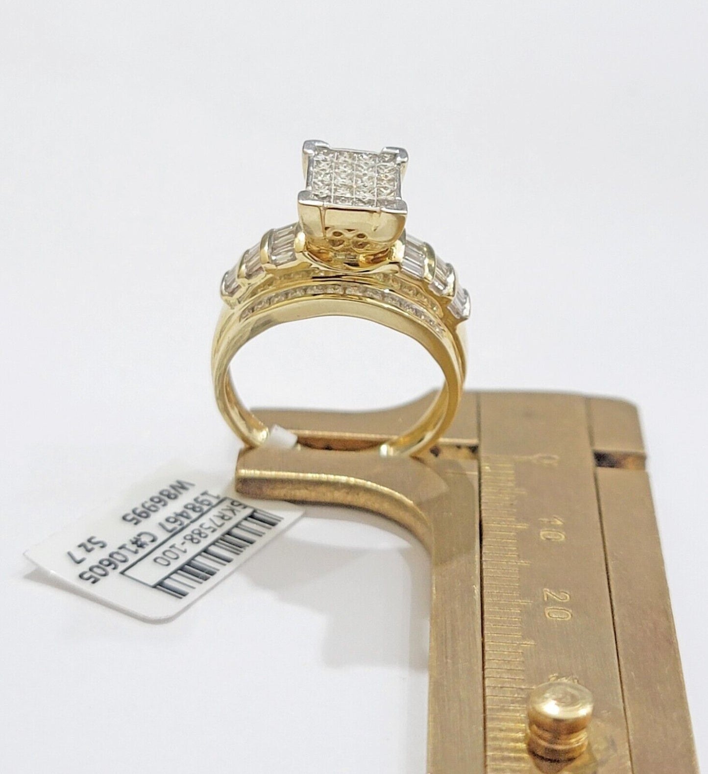Real 14k Yellow Gold Diamond Ring 1 CT Diamond Ladies Women, Wedding Engagement - Reva Jeweler