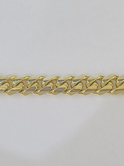 Real 14k Yellow Gold Miami Cuban link Bracelet 13mm 7.5" - 9" Inch Solid - GoldenlinQ