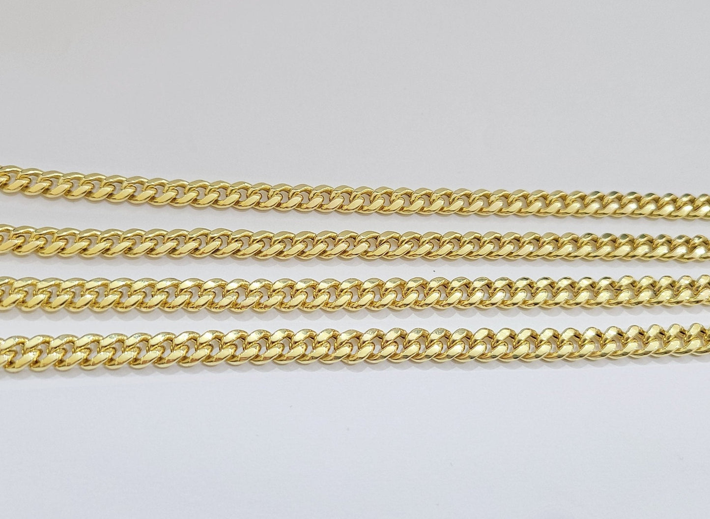 Real 14k Yellow Gold Miami Cuban Link Chain 6mm 24" Necklace Box Lock Choker