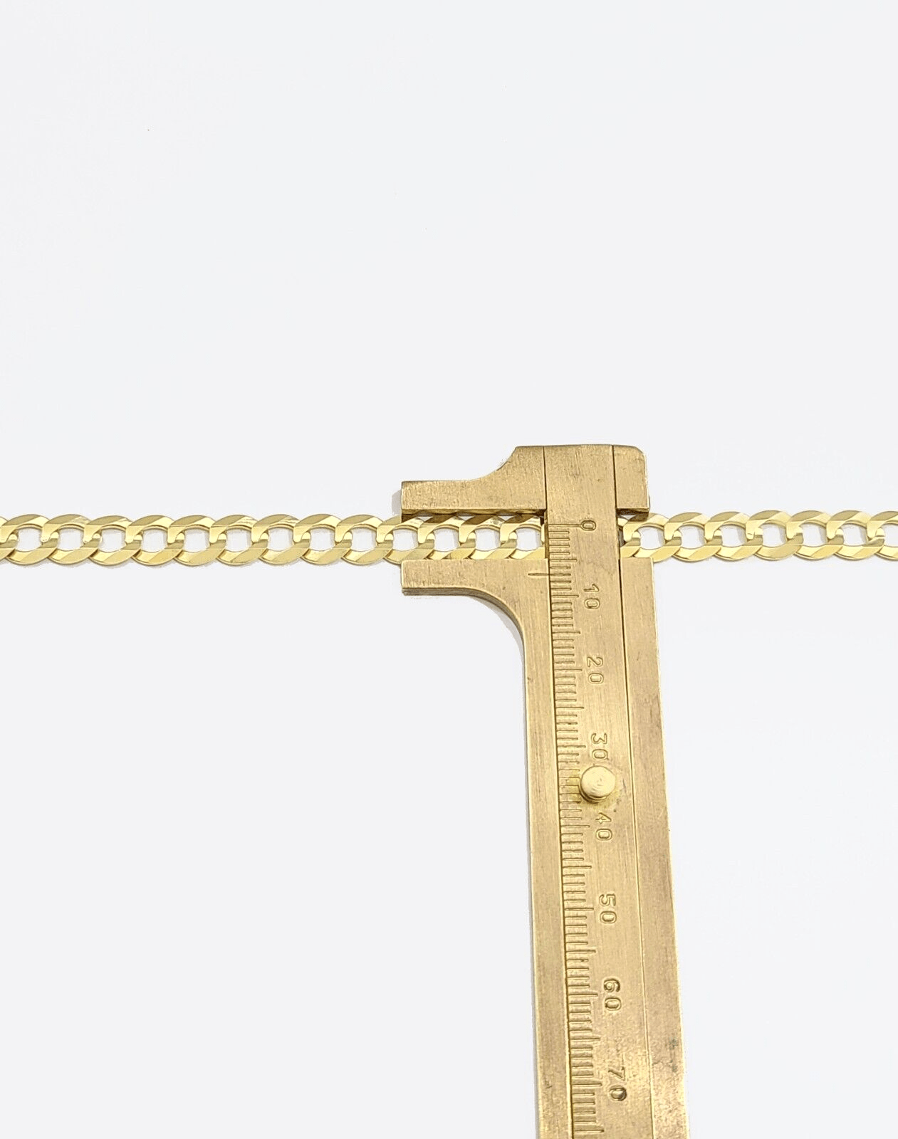 Real 14k Yellow Solid Gold 7mm Cuban Curb Link Bracelet 7'' inch 14kt Unisex - Reva Jeweler
