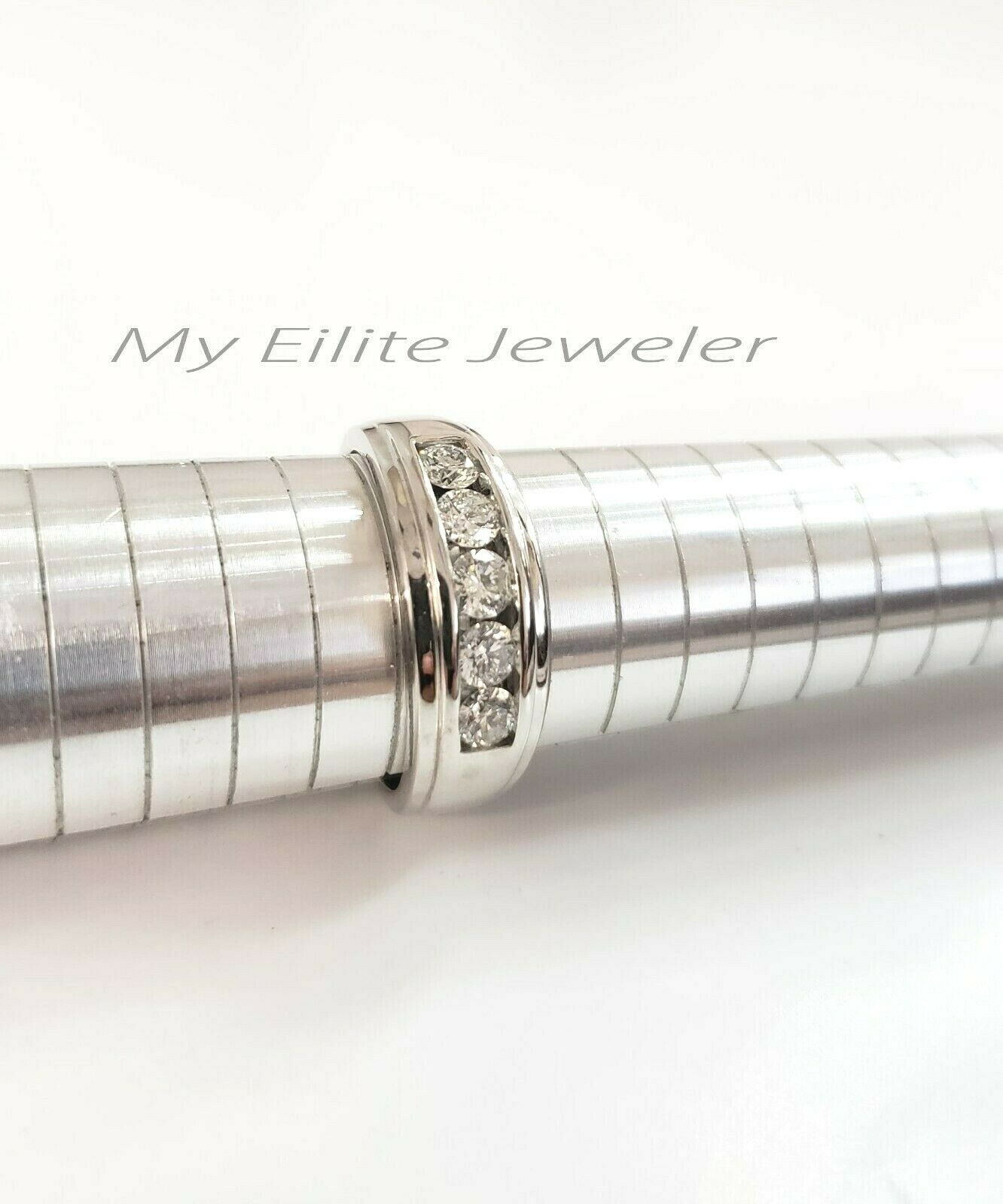 REAL solid 14k Gold Diamond Mens Band Engagement Wedding 1 CT Ring White Yellow - Reva Jeweler