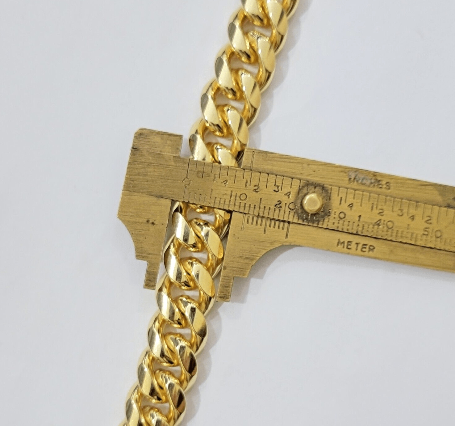Solid 10k Gold Bracelet 12mm Miami Cuban Link 9 Inch Box Clasp Mens REAL 10KT - Reva Jeweler