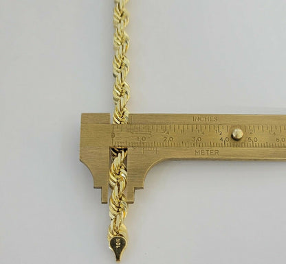 Solid 10k Real Gold Rope Bracelet 7mm 8" Inch 10kt Yellow Gold STRONG & HEAVY - Reva Jeweler